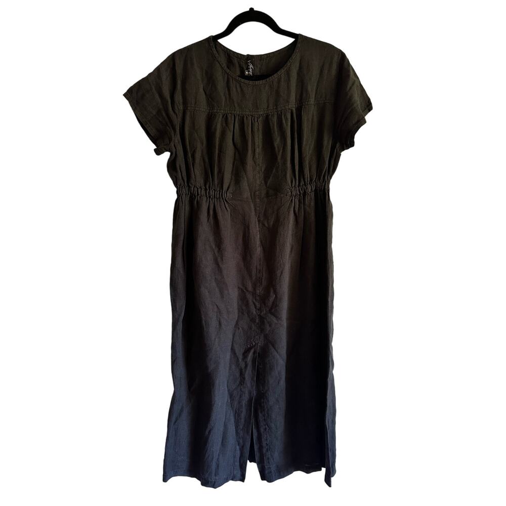 Aurea Vita 100% European Linen Edena Shift Dress